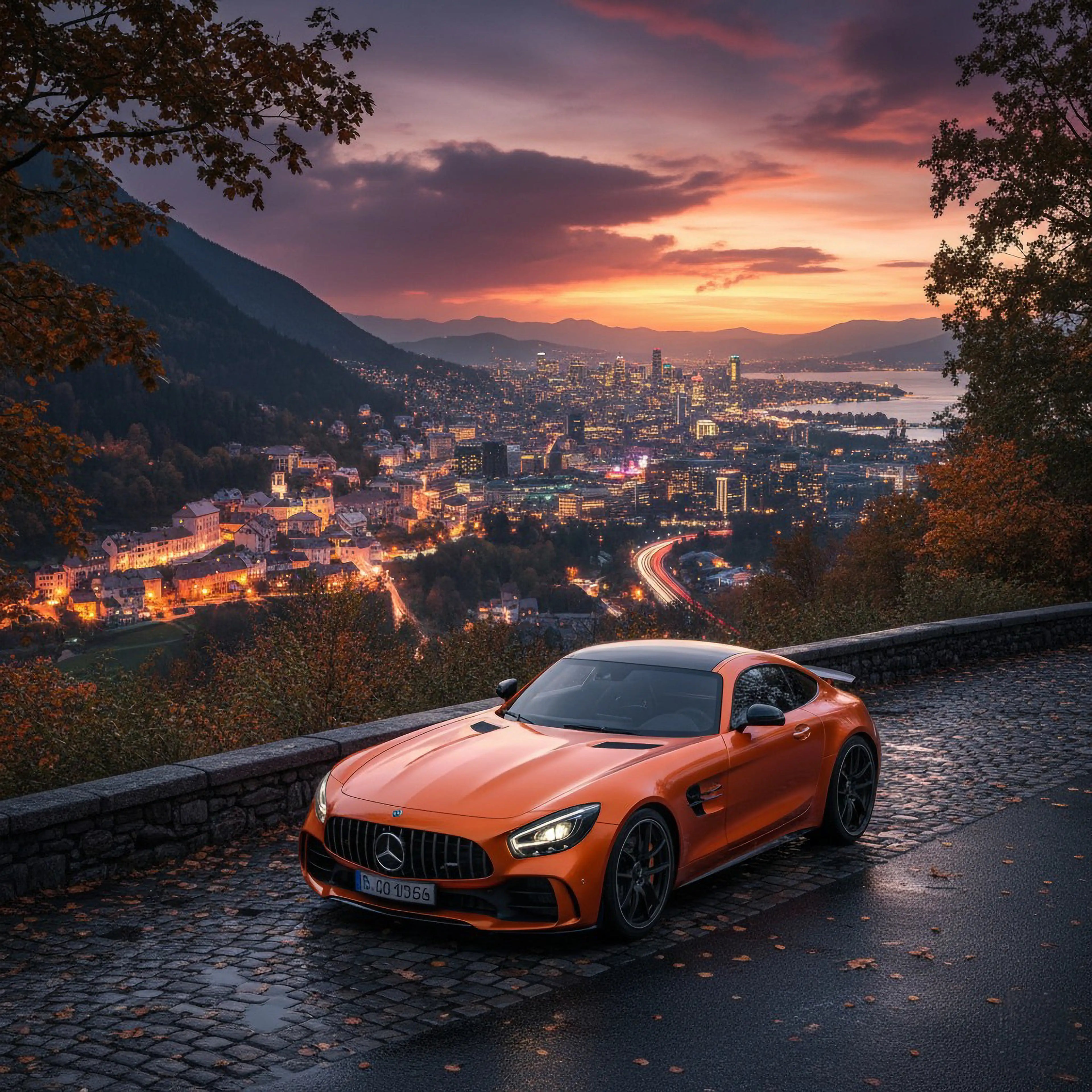 Mercedes Cityscape Puzzle