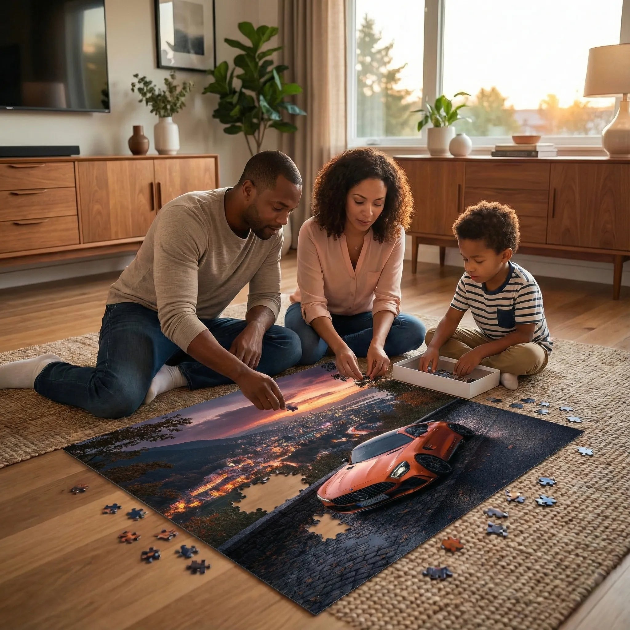 Mercedes Cityscape Puzzle