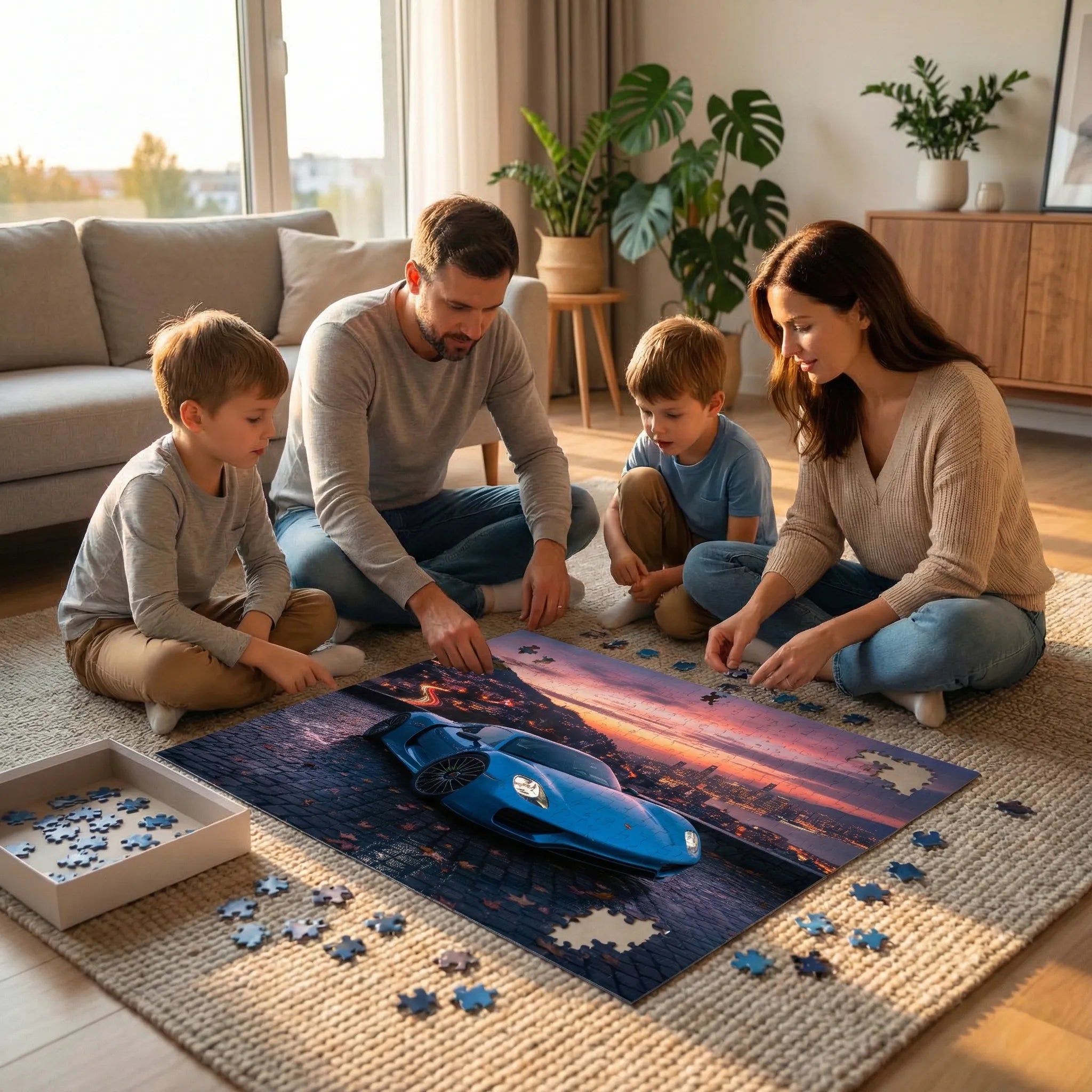 Porsche Cityscape Puzzle