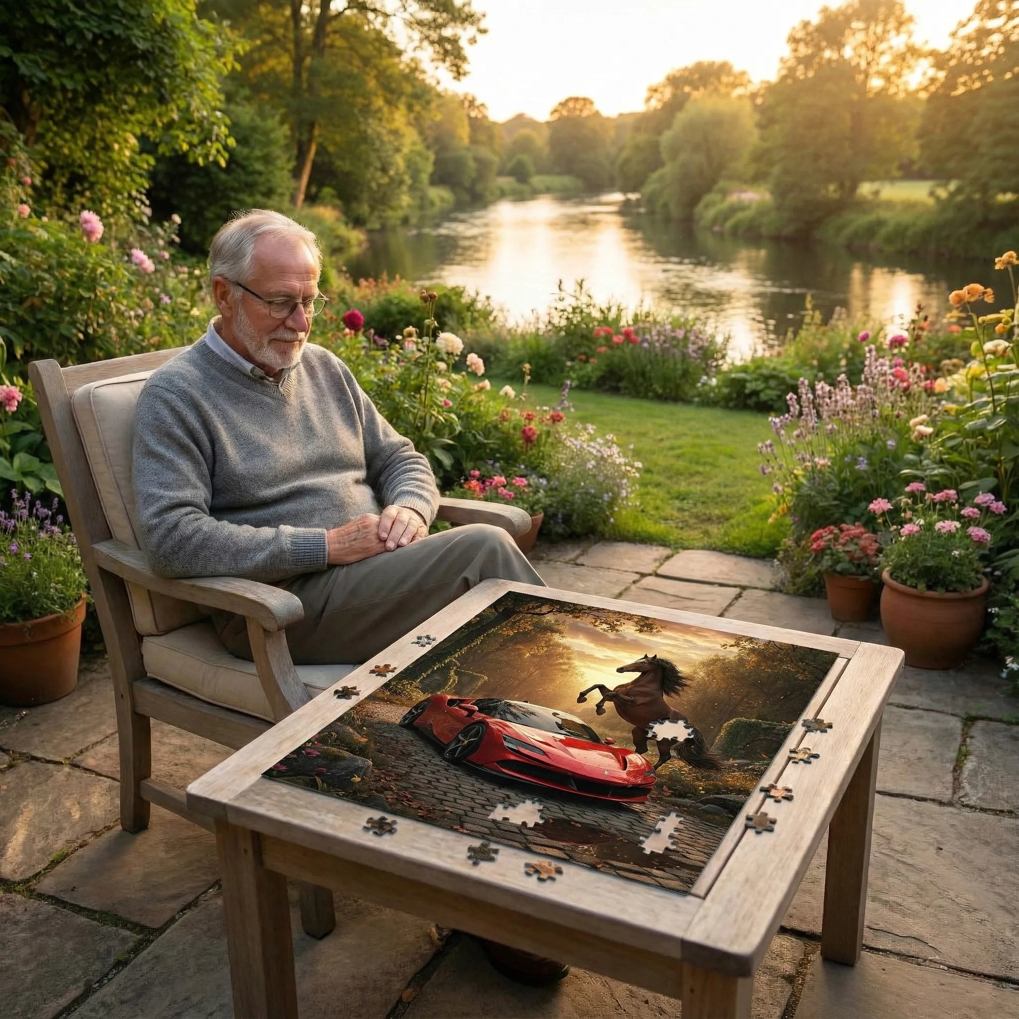 Ferrari and Stallion Puzzle