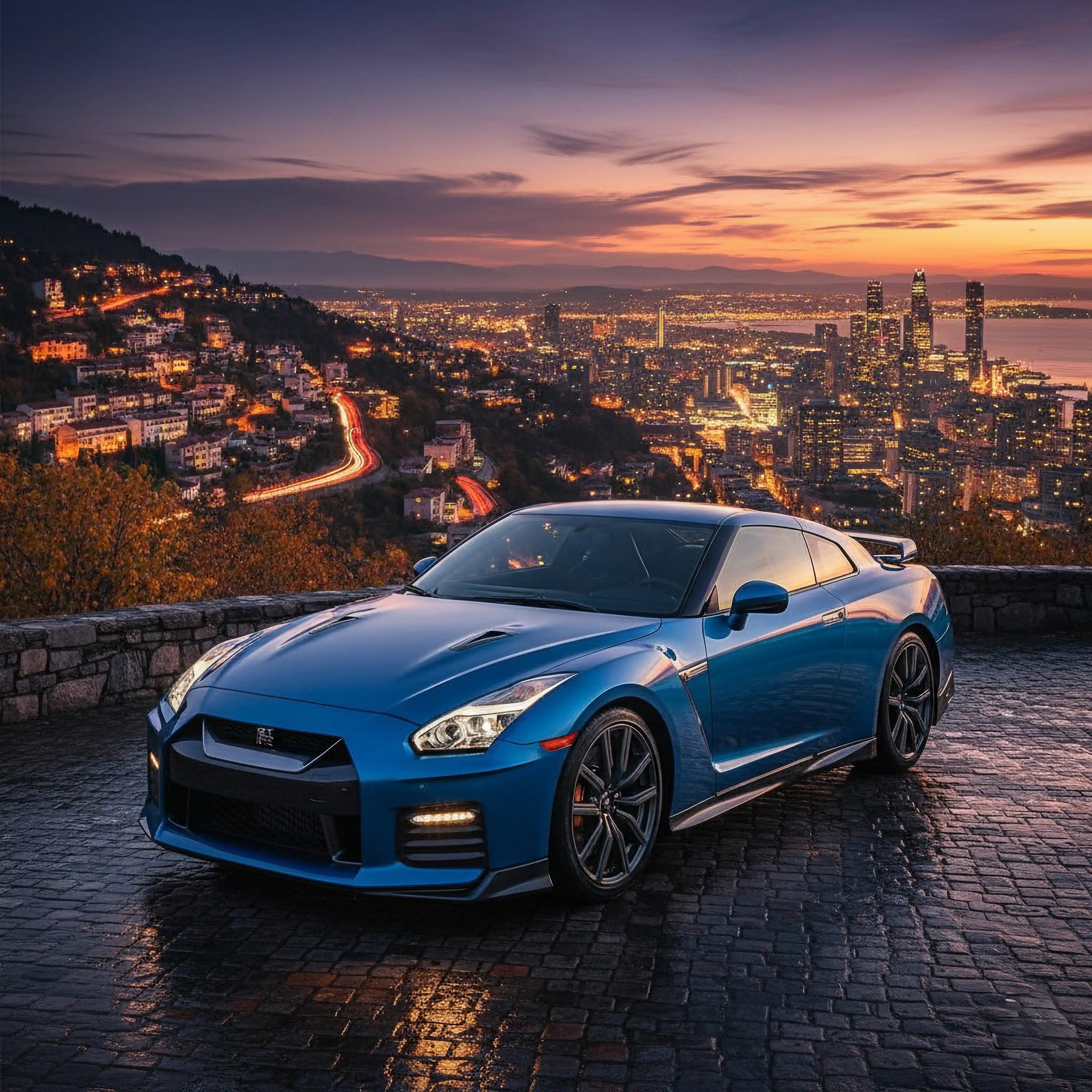 Nissan GTR Cityscape Puzzle