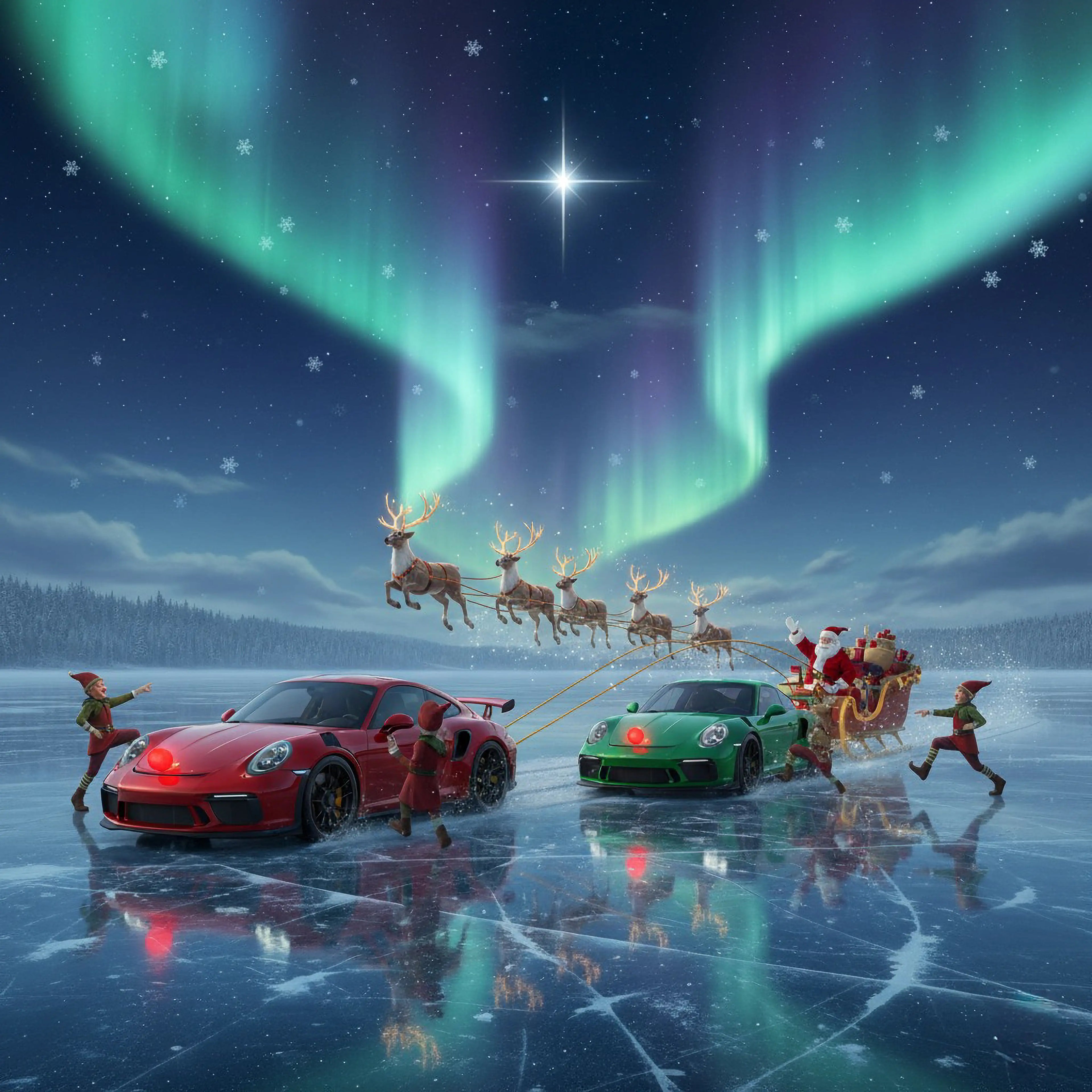 Porsche 911 Christmas Puzzle
