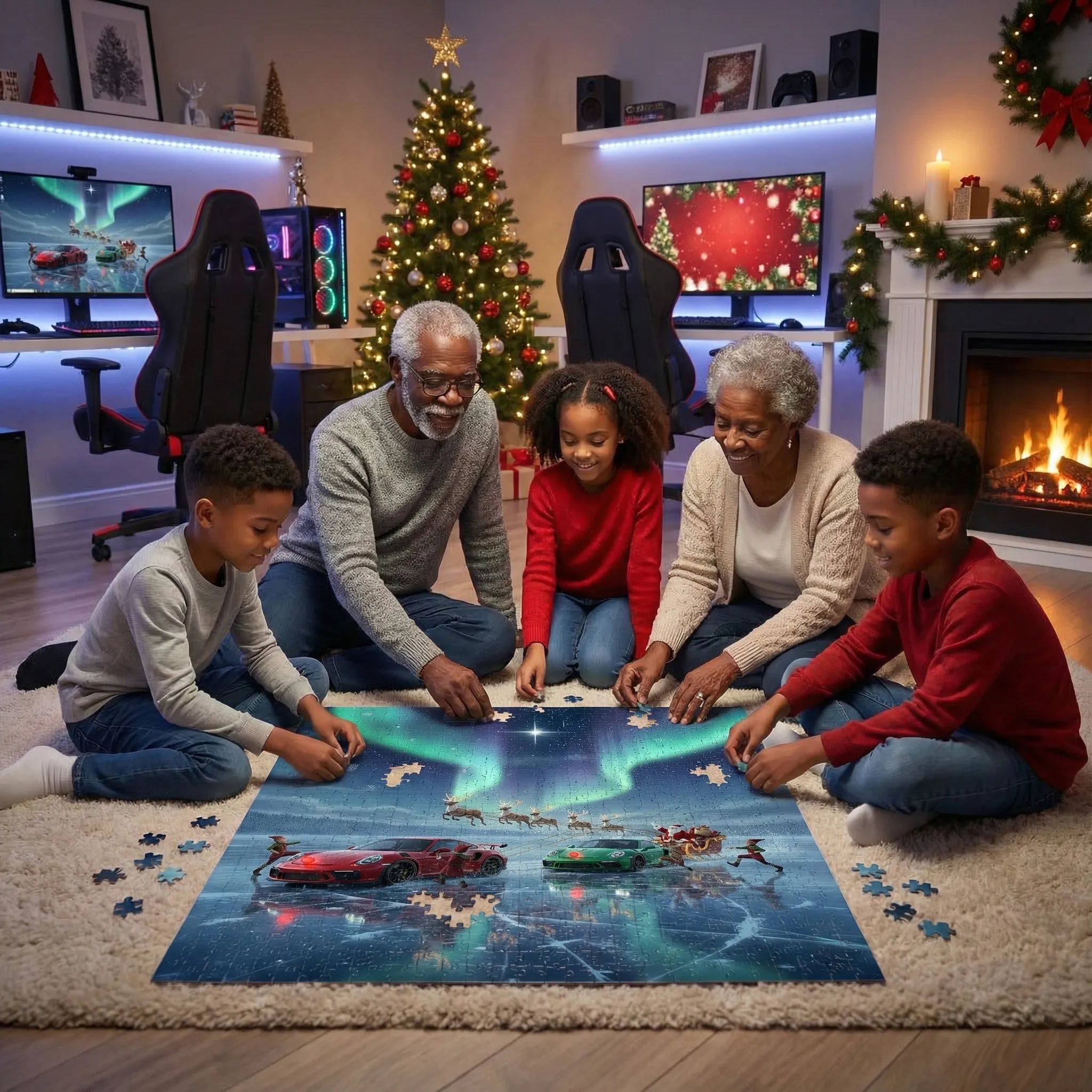 Porsche 911 Christmas Puzzle