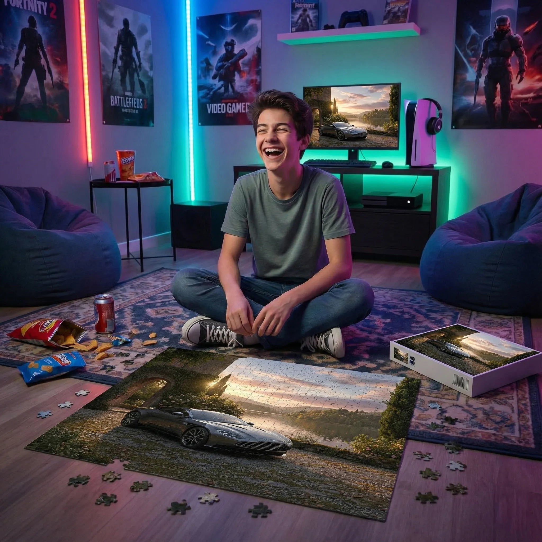 Aston Martin Landscape Puzzle