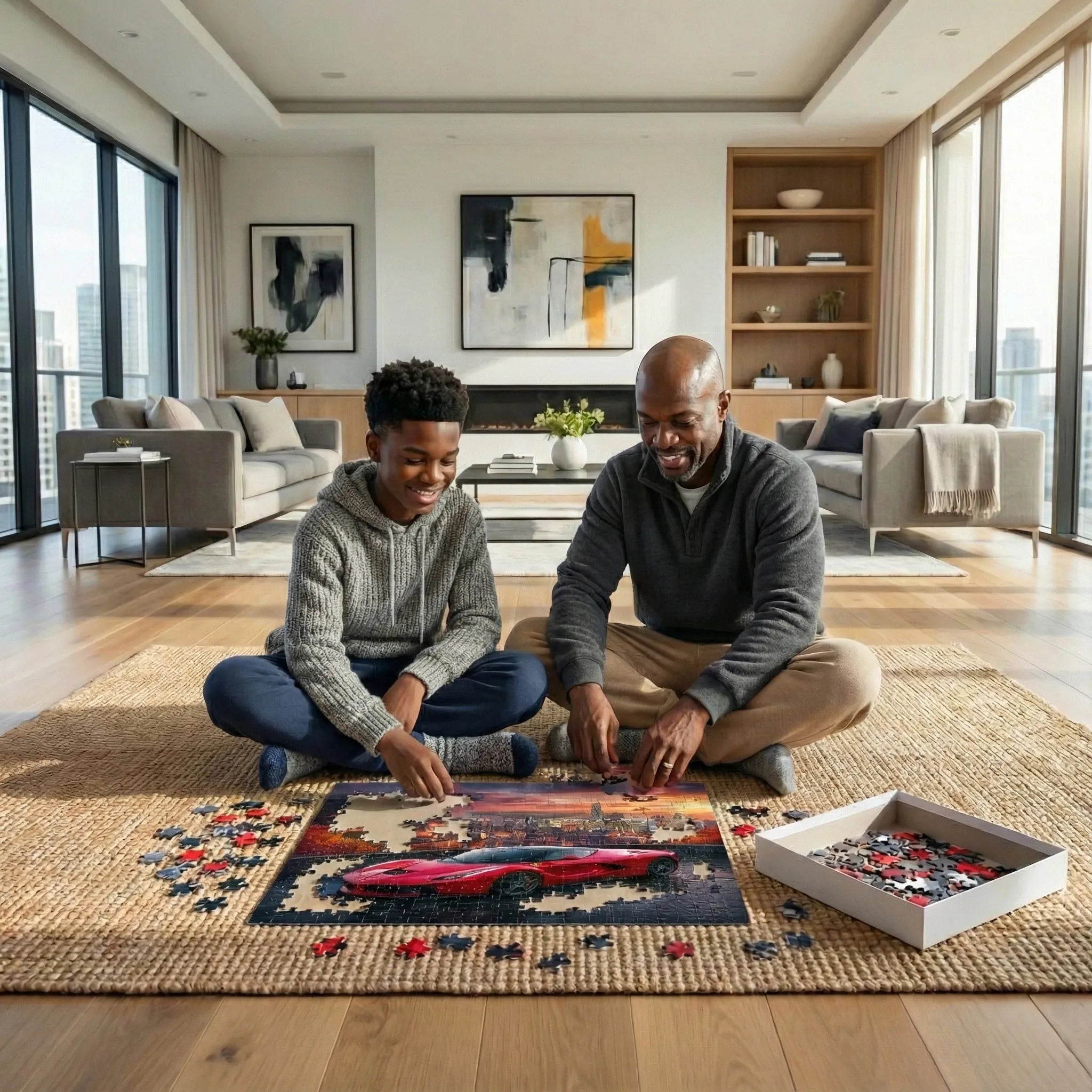 LaFerrari Cityscape Puzzle