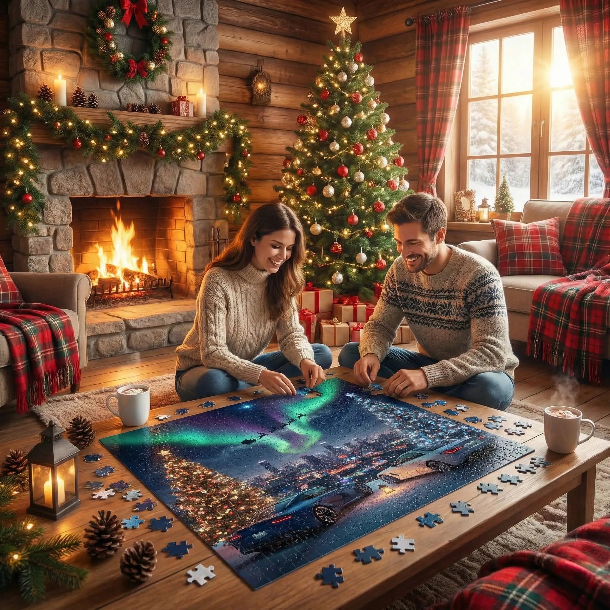 Lexus & Mercedes Puzzle: Catching Santa