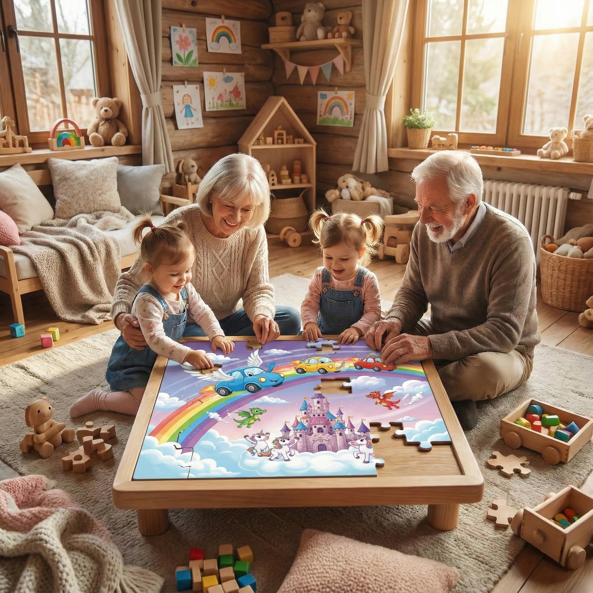 Car Kids Puzzle Magic Castle