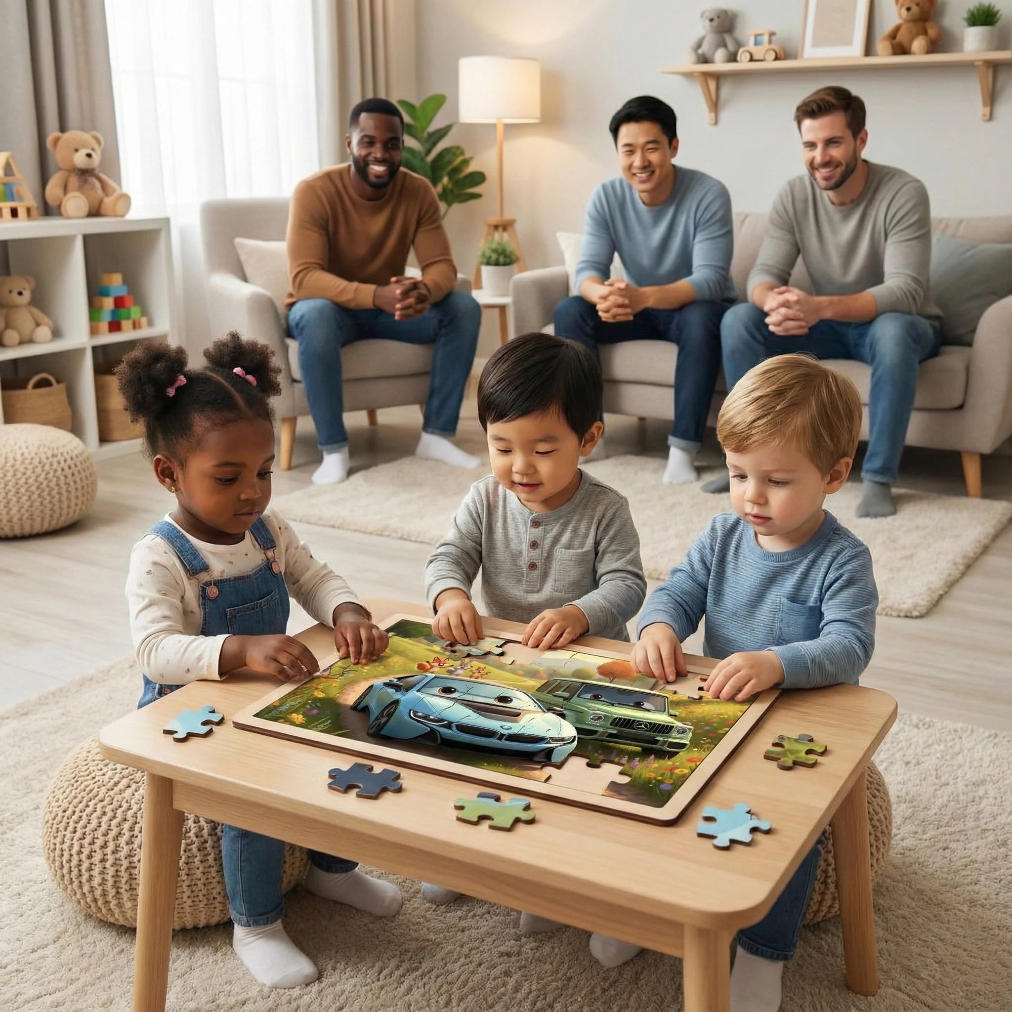 Car Kids Puzzle Best Friends