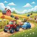 Car Kids Puzzle at The Farm